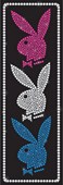 Pink, White and Blue Bling Hugh Heffner's Playboy